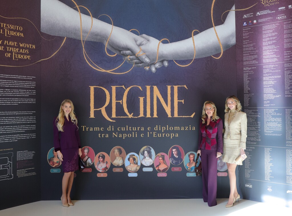 Opening of the “Queens” Exhibition at the Royal Palace of Caserta Opening of the “Queens” Exhibition at the Royal Palace of Caserta